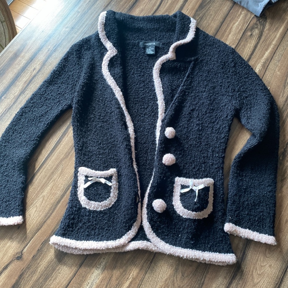 y2k style knit jacket
